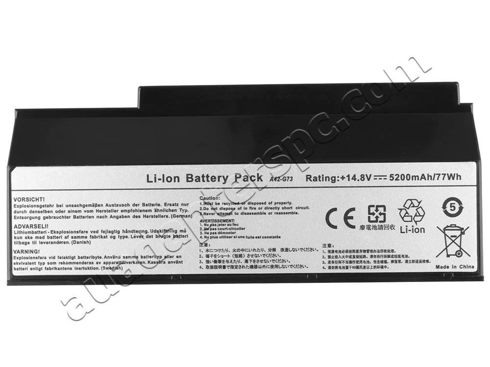 8 Cell Asus G73JW-X3C G73JW-XA1 G73JW-XB1 Battery