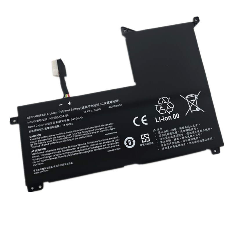 Clevo NP50BAT-4-54 Battery 3510mAh 54Wh