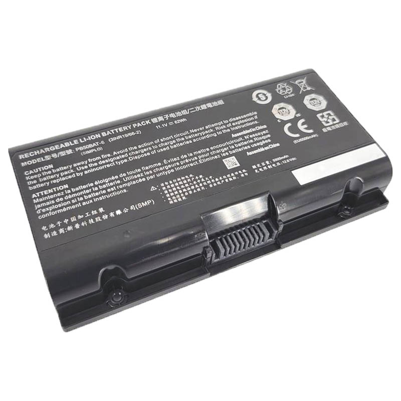 5500mAh 62Wh 3-Cell Gaming Guru Fire Pro RTX2060 (PB51DDS-G) Battery