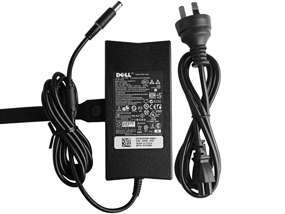 Original 90W Slim Dell 0YP368 Adapter Charger + Free Cord - Click Image to Close