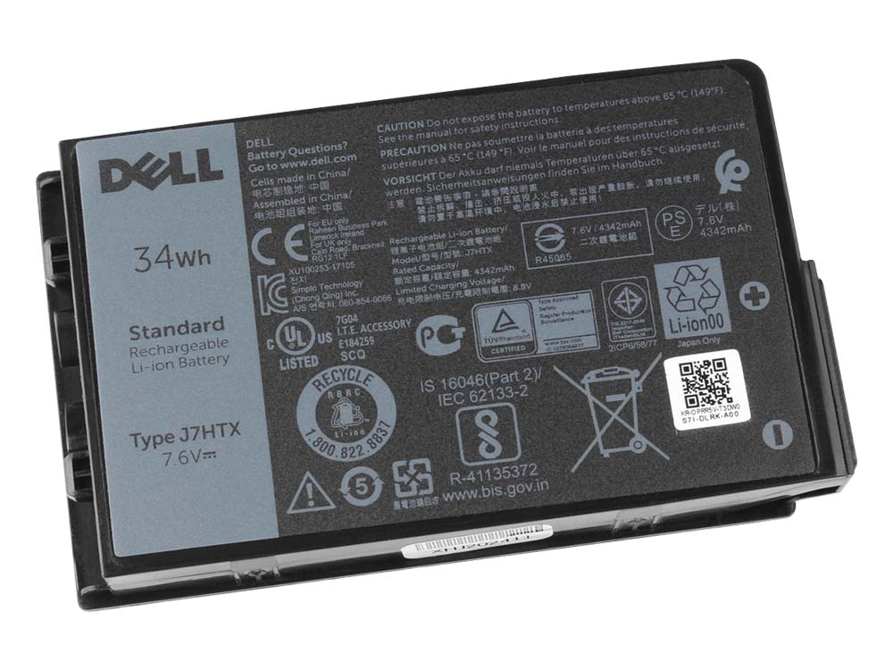 Original 4342mAh 34Wh 4-cell Dell 451-BCDH Battery