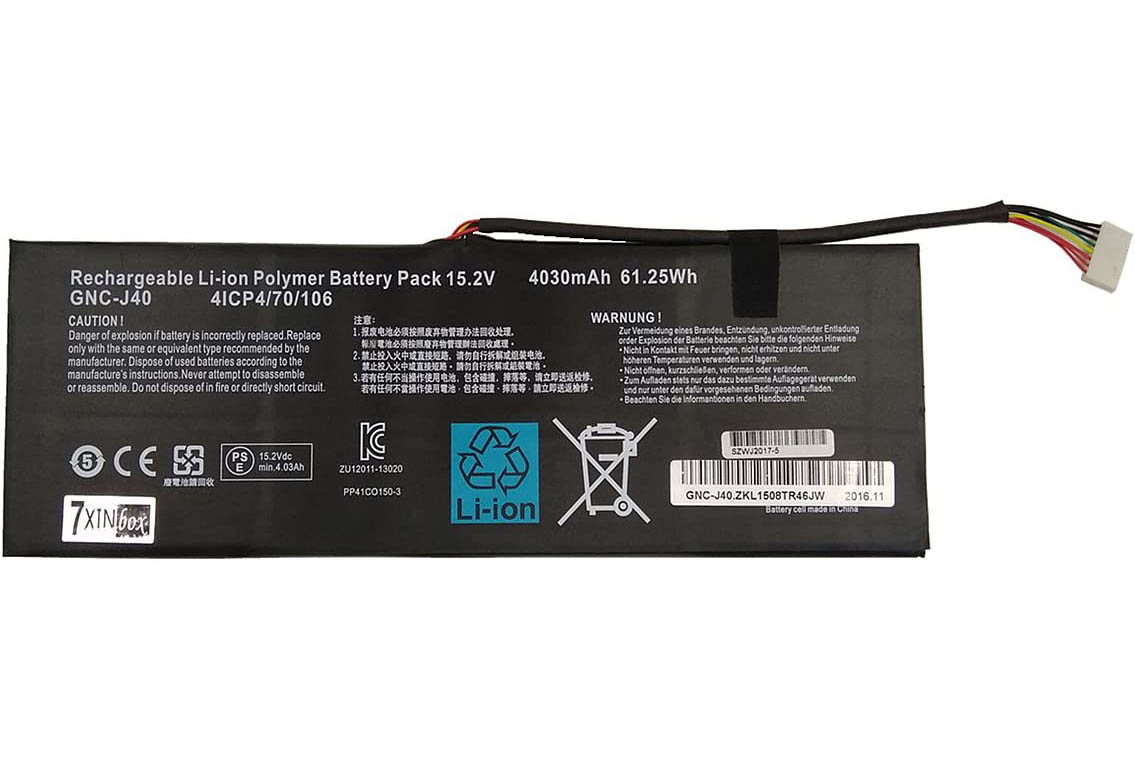 Original 4030mAh 61.25Wh 2-Cell Gigabyte P34F V5 Battery