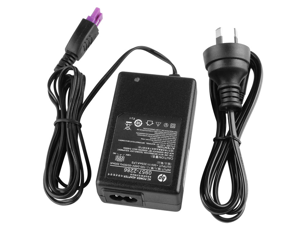 Original 10W HP Deskjet 2510 All-in-One Printer Adapter Charger + Free Cord