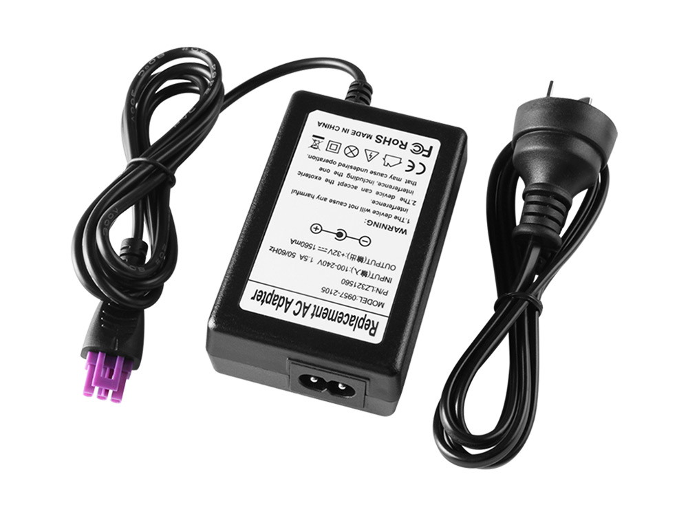 Original 50W HP 0950-4476 Printer Adapter Charger + Free Cord