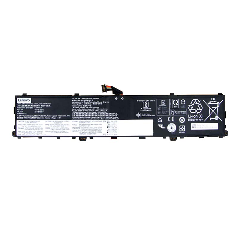 Original 5815mAh 90Wh 4-Cell Lenovo ThinkPad P1 Gen 4 20Y3002LAU Battery