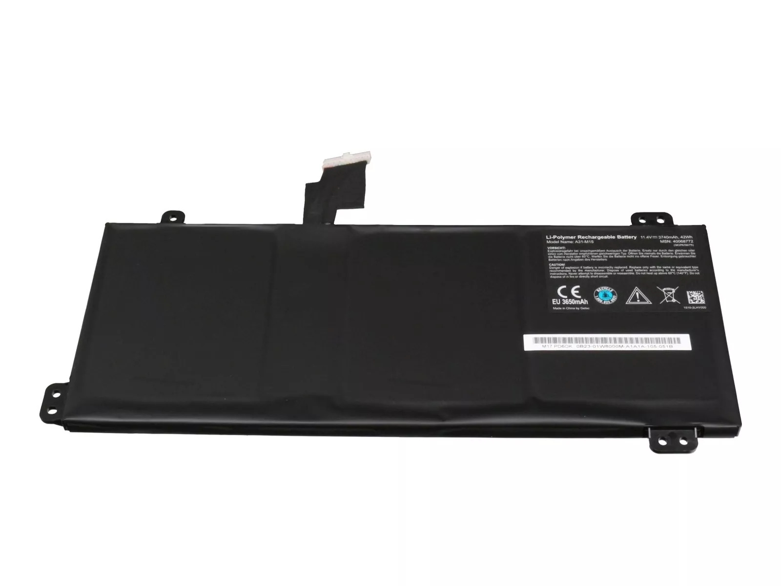 3740mAh 42Wh Medion 1510-2LHY000 Battery (45mm)
