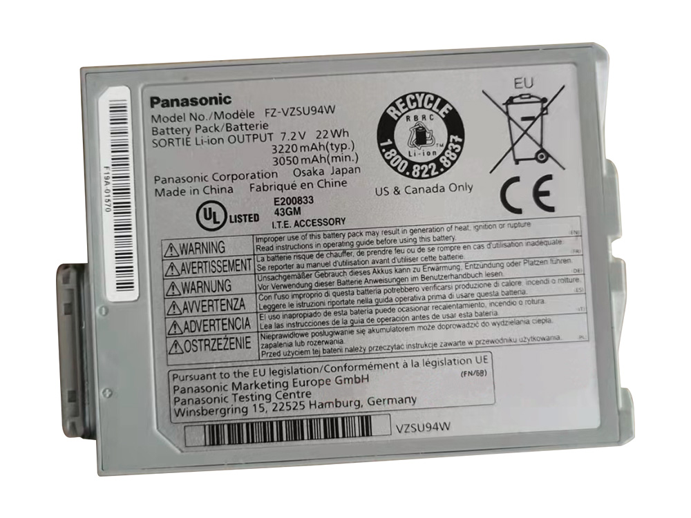Original 3050mAh 22Wh Panasonic FZ-VZSU95W Battery - Click Image to Close