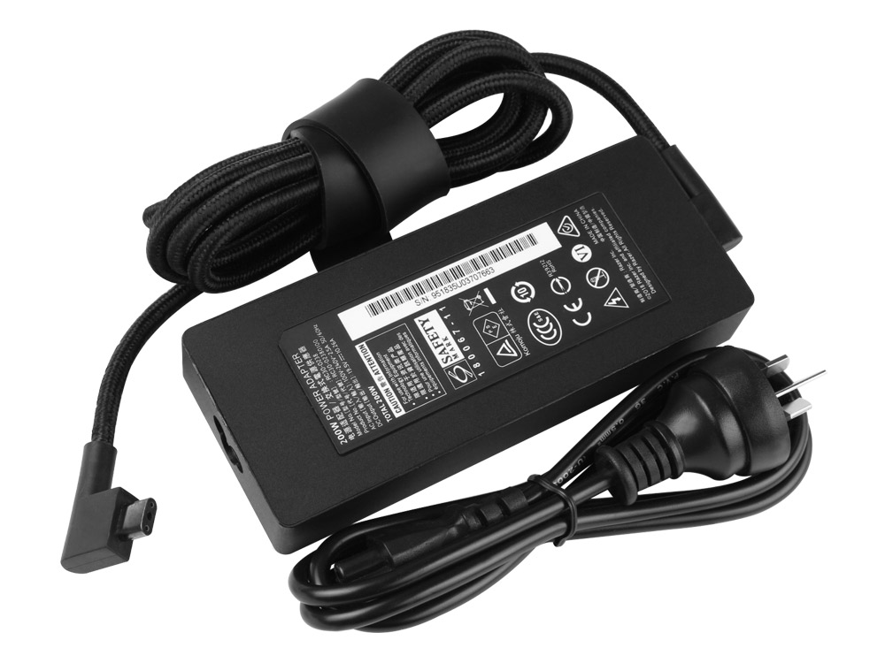 Original 200W Razer Blade 15 RZ09-03006G92-R3W1 Power Adapter + Free Cord - Click Image to Close